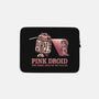 Pink Droid-none zippered laptop sleeve-kg07