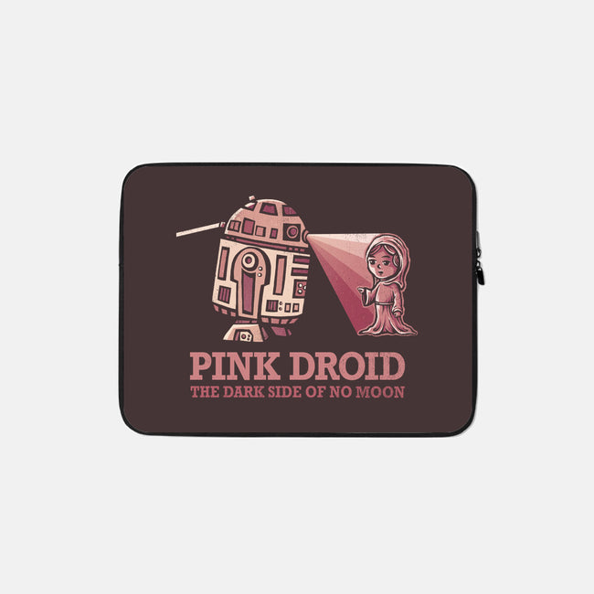 Pink Droid-none zippered laptop sleeve-kg07