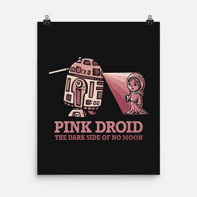 Pink Droid-none matte poster-kg07