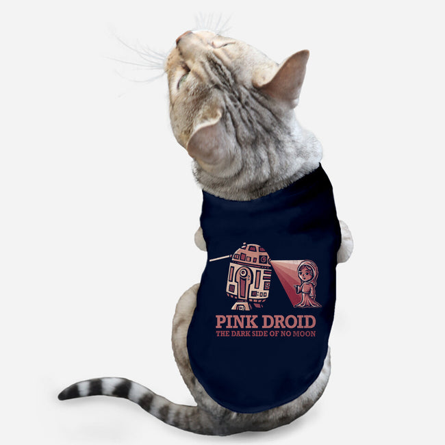Pink Droid-cat basic pet tank-kg07