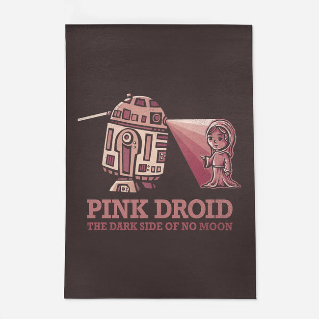 Pink Droid-none indoor rug-kg07