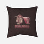 Pink Droid-none removable cover w insert throw pillow-kg07