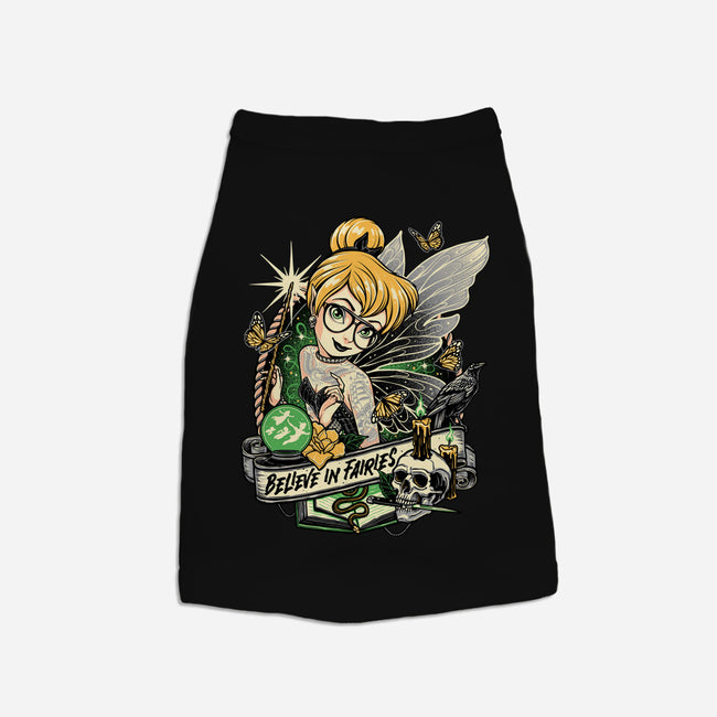 Believe In Fairies-dog basic pet tank-momma_gorilla