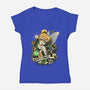 Believe In Fairies-womens v-neck tee-momma_gorilla