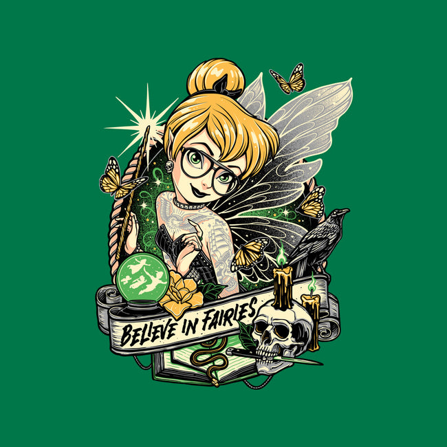 Believe In Fairies-womens basic tee-momma_gorilla