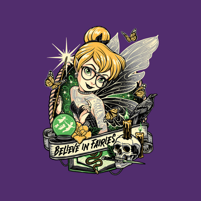 Believe In Fairies-womens basic tee-momma_gorilla