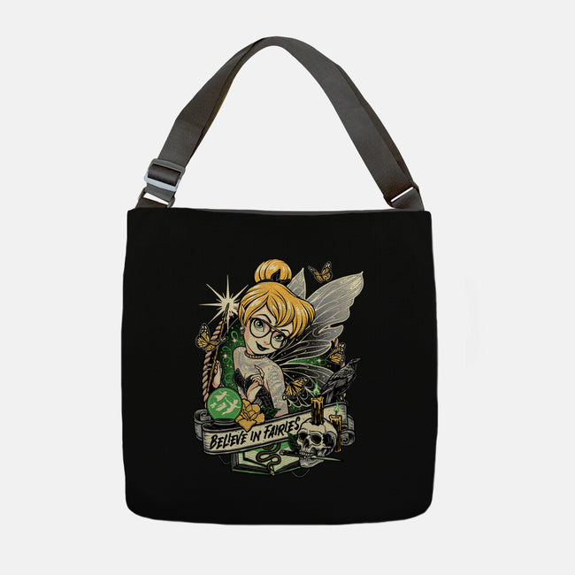 Believe In Fairies-none adjustable tote bag-momma_gorilla