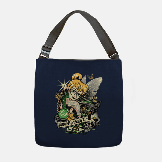 Believe In Fairies-none adjustable tote bag-momma_gorilla