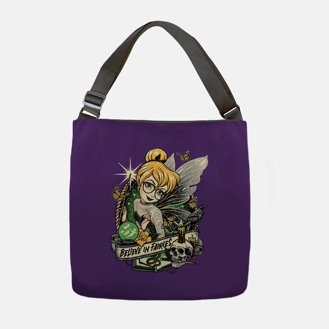 Believe In Fairies-none adjustable tote bag-momma_gorilla