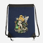 Believe In Fairies-none drawstring bag-momma_gorilla
