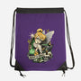 Believe In Fairies-none drawstring bag-momma_gorilla