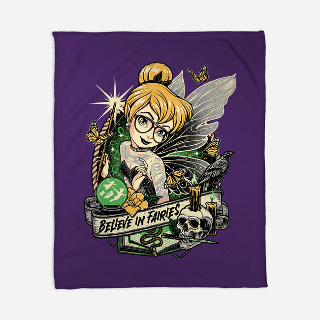 Believe In Fairies-none fleece blanket-momma_gorilla