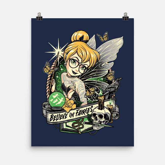 Believe In Fairies-none matte poster-momma_gorilla