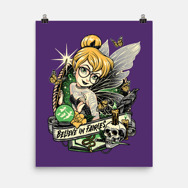 Believe In Fairies-none matte poster-momma_gorilla