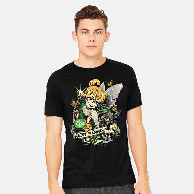Believe In Fairies-mens heavyweight tee-momma_gorilla