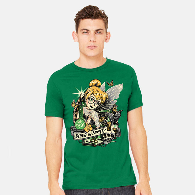 Believe In Fairies-mens heavyweight tee-momma_gorilla