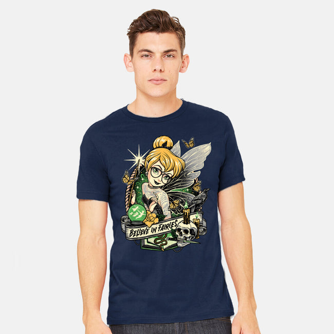 Believe In Fairies-mens heavyweight tee-momma_gorilla