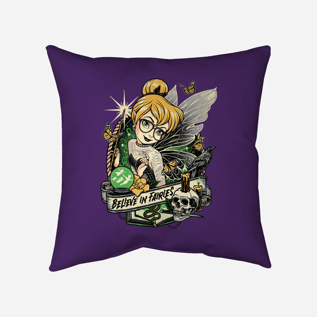 Believe In Fairies-none removable cover w insert throw pillow-momma_gorilla