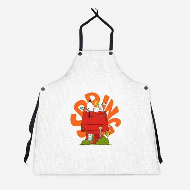 Spring Peanuts-unisex kitchen apron-OnlyColorsDesigns