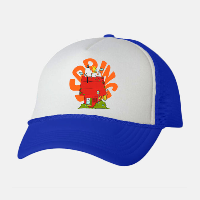 Spring Peanuts-unisex trucker hat-OnlyColorsDesigns