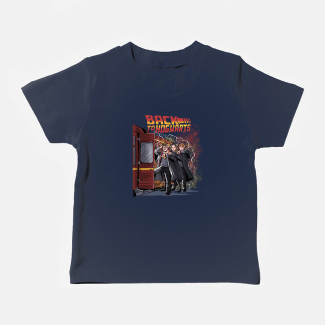 Back To Hogwarts-baby basic tee-zascanauta