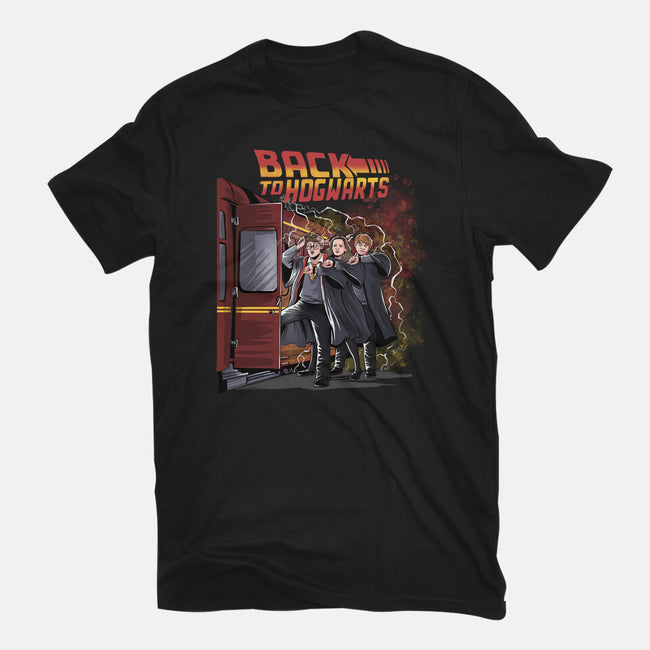 Back To Hogwarts-mens basic tee-zascanauta