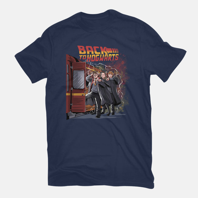 Back To Hogwarts-womens basic tee-zascanauta