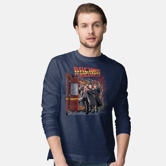 Back To Hogwarts-mens long sleeved tee-zascanauta