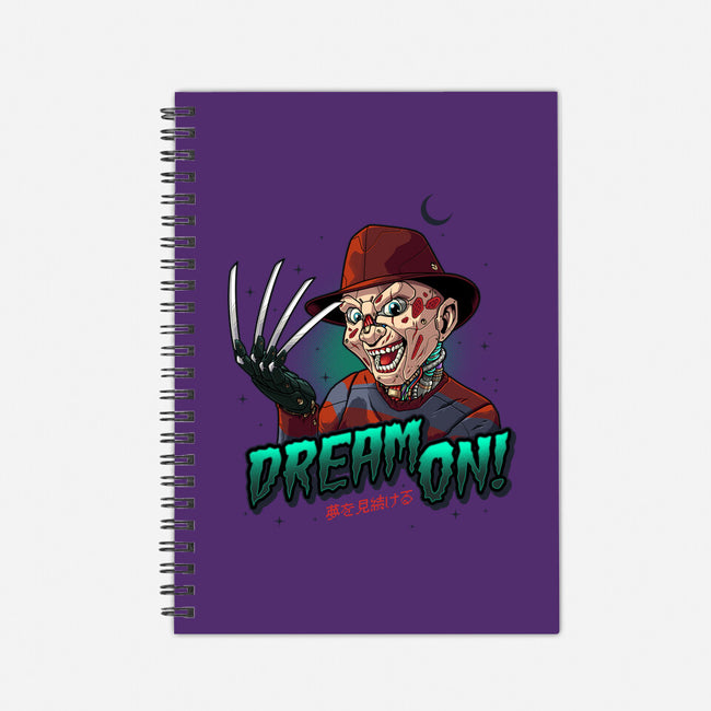 Dream On Slasher-none dot grid notebook-Angoes25