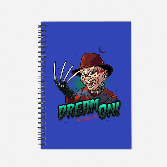Dream On Slasher-none dot grid notebook-Angoes25