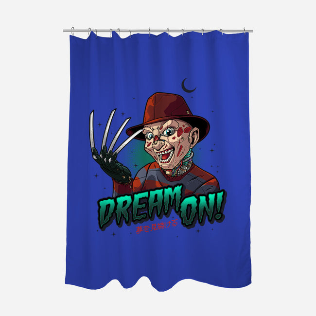 Dream On Slasher-none polyester shower curtain-Angoes25