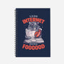 Less Internet More Food-none dot grid notebook-eduely
