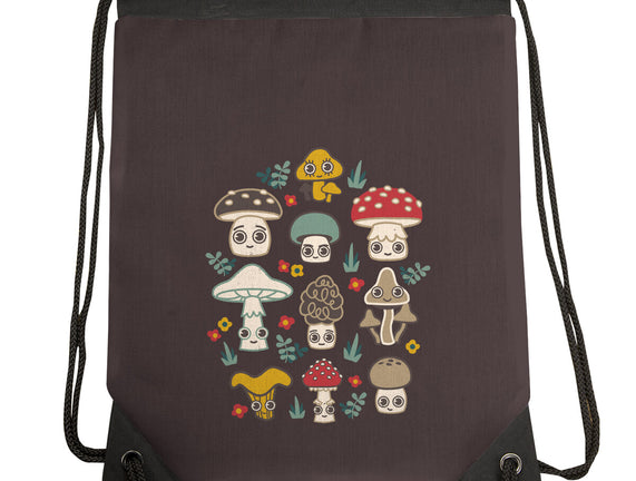 Kawaii Fungi Pattern