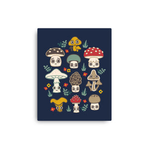 Kawaii Fungi Pattern