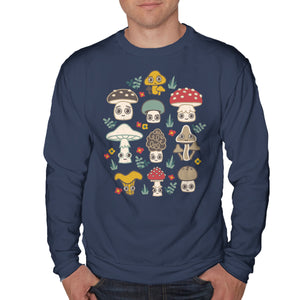 Kawaii Fungi Pattern