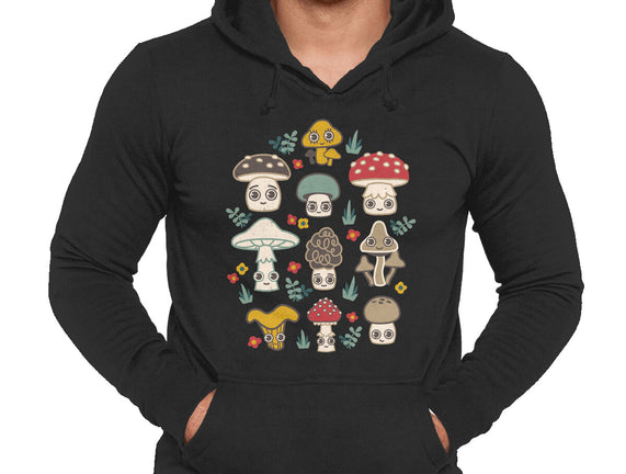 Kawaii Fungi Pattern