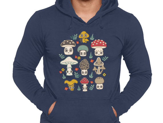 Kawaii Fungi Pattern