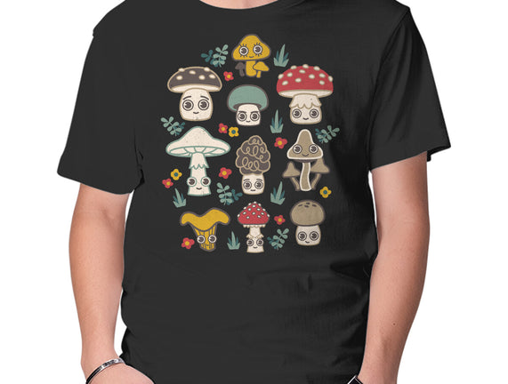 Kawaii Fungi Pattern