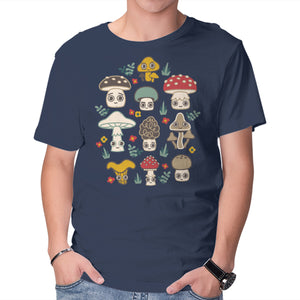 Kawaii Fungi Pattern