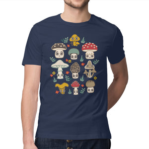 Kawaii Fungi Pattern