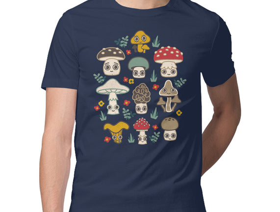 Kawaii Fungi Pattern