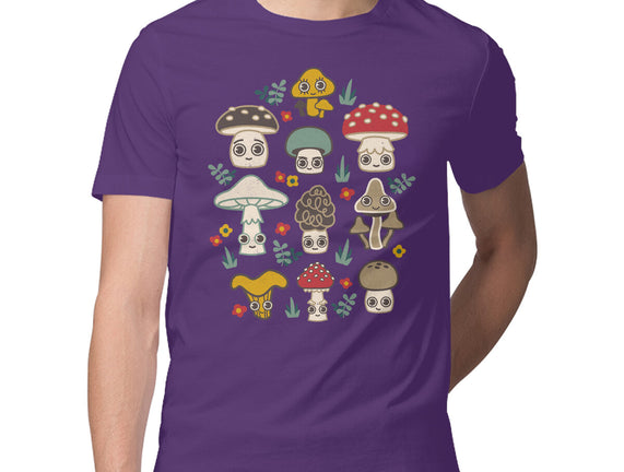 Kawaii Fungi Pattern
