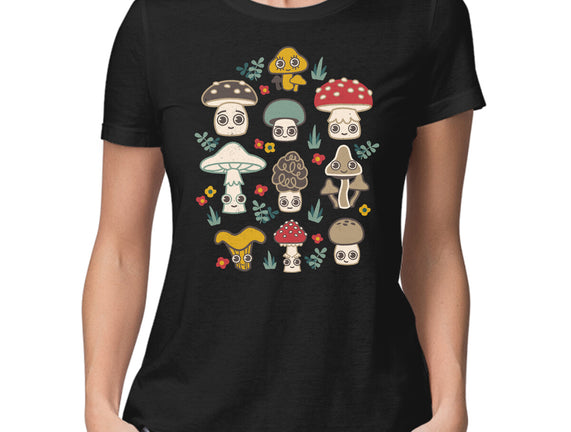 Kawaii Fungi Pattern