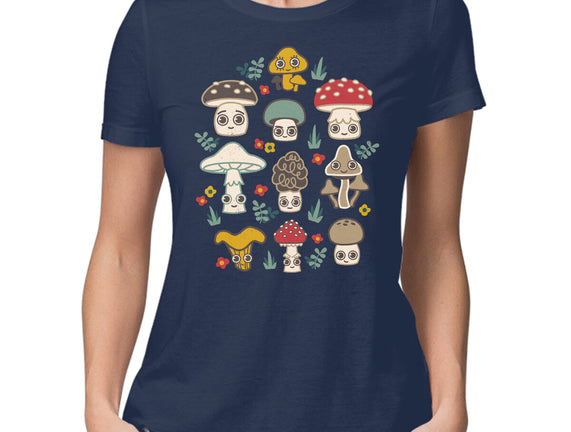 Kawaii Fungi Pattern