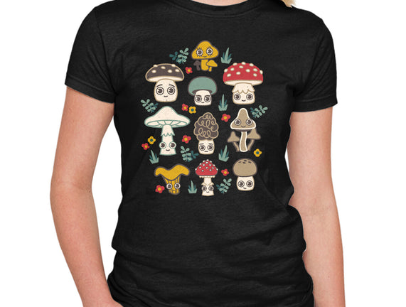 Kawaii Fungi Pattern