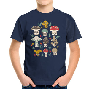 Kawaii Fungi Pattern