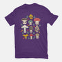 Kawaii Fungi Pattern-womens fitted tee-Weird & Punderful