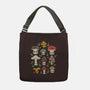 Kawaii Fungi Pattern-none adjustable tote bag-Weird & Punderful