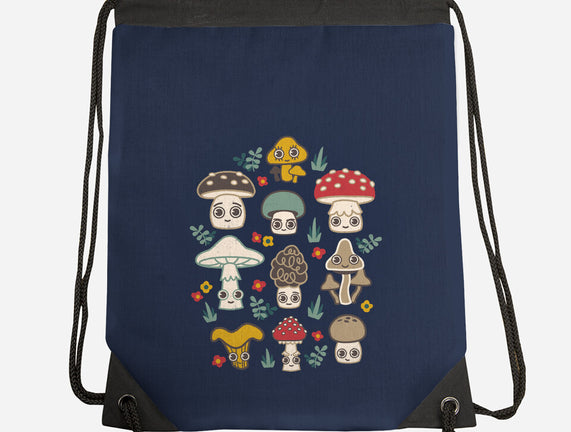 Kawaii Fungi Pattern
