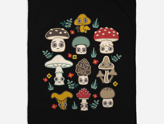 Kawaii Fungi Pattern